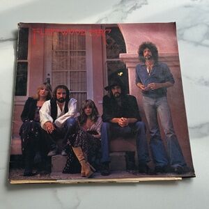 Fleetwood Mac Vinyl Album — Classic Rock LP in Red/Burgundy Cover